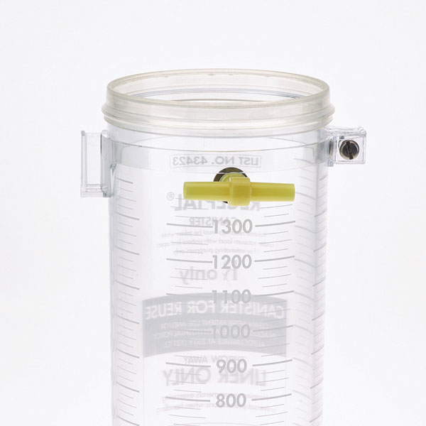 1. Select RECEPTAL® canister size and attach ACCU-MEASURE® bracket.
